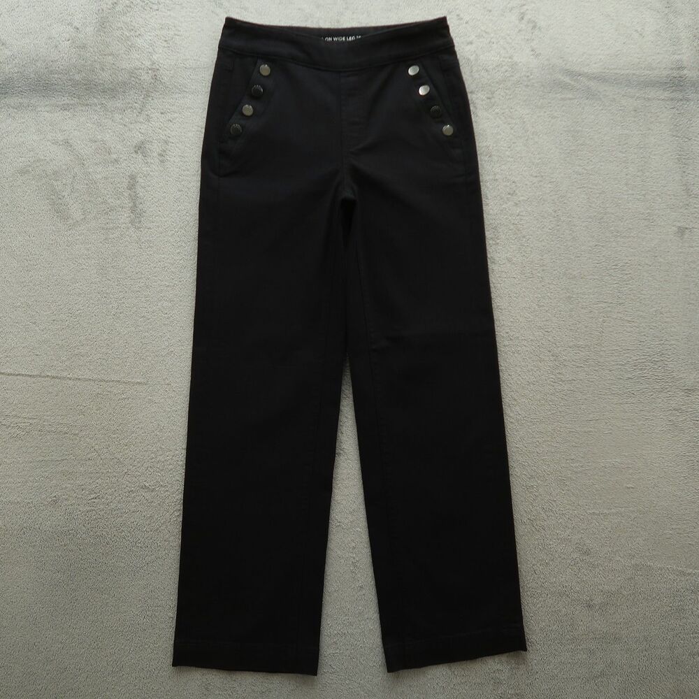 Chico's Black Wide Leg Flare Jeans